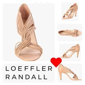 Loeffler Randall Coral Heel Sandals size 9 B